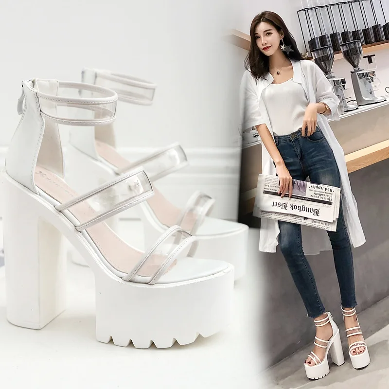 LEOPARD LAND/2019 женские пикантные Босоножки на платформе Высокий каблук квадратной