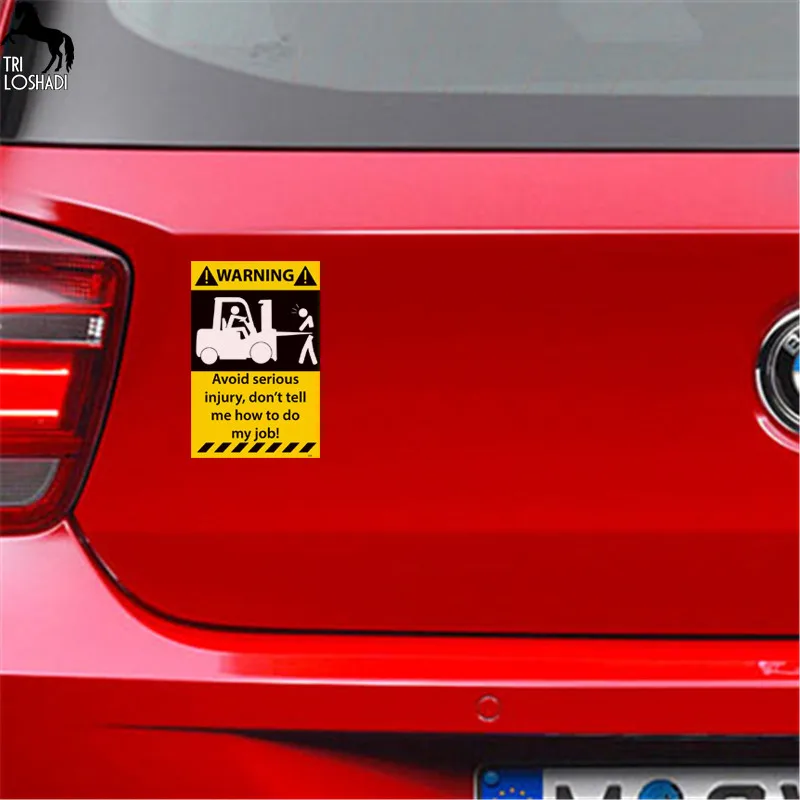 Tri Loshadi TRL030 9.8x15см полноцветные наклейки на авто из ПВХ автотовары наклейка для