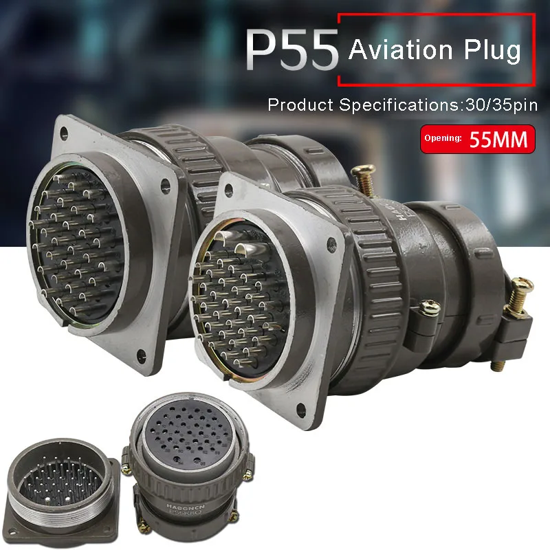 35 контактный авиационный разъем штепсельная розетка P55 30pin P55K3Q P55K8Q 55 мм круглые