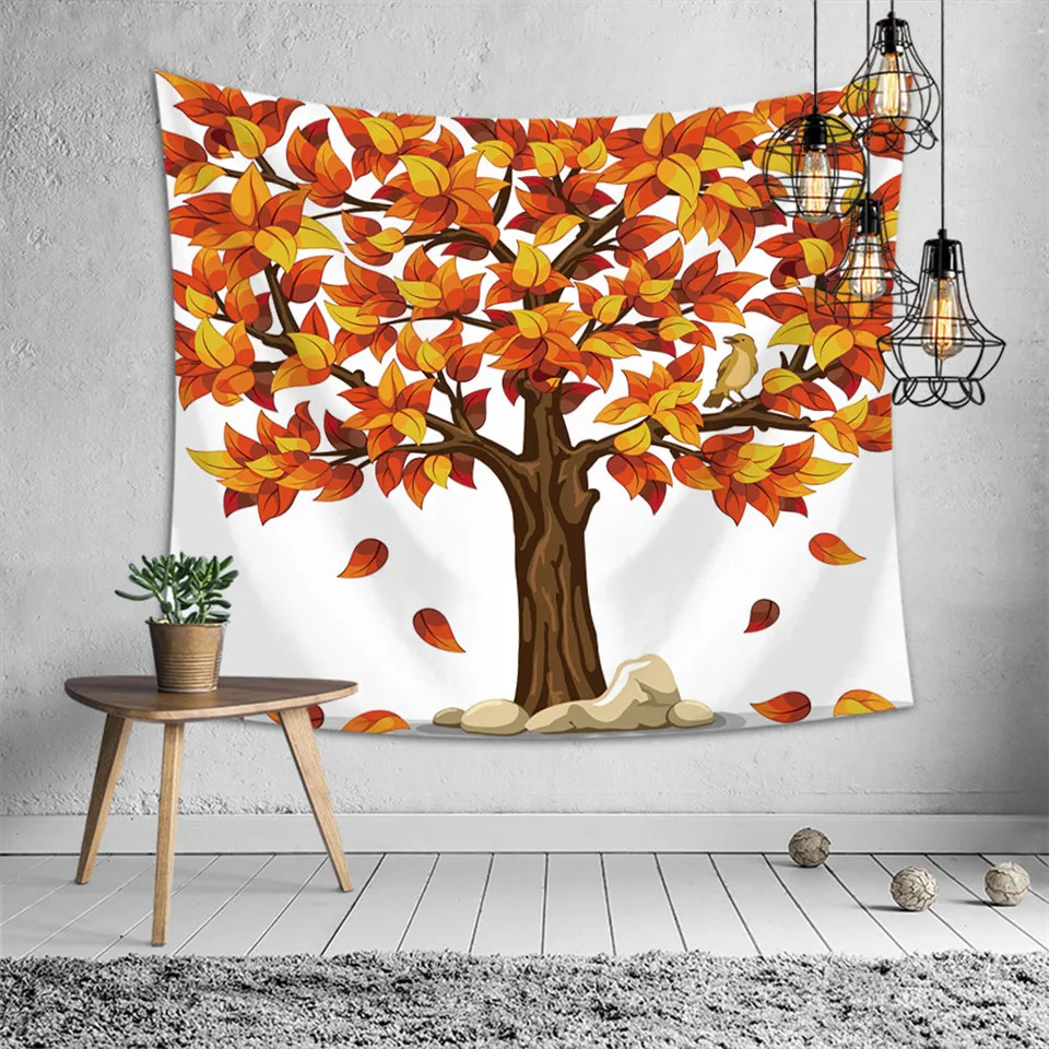 

SOFTBATFY Tree Tapestry Headboard Wall Art Bedspread Dorm Tapestry Home Decor