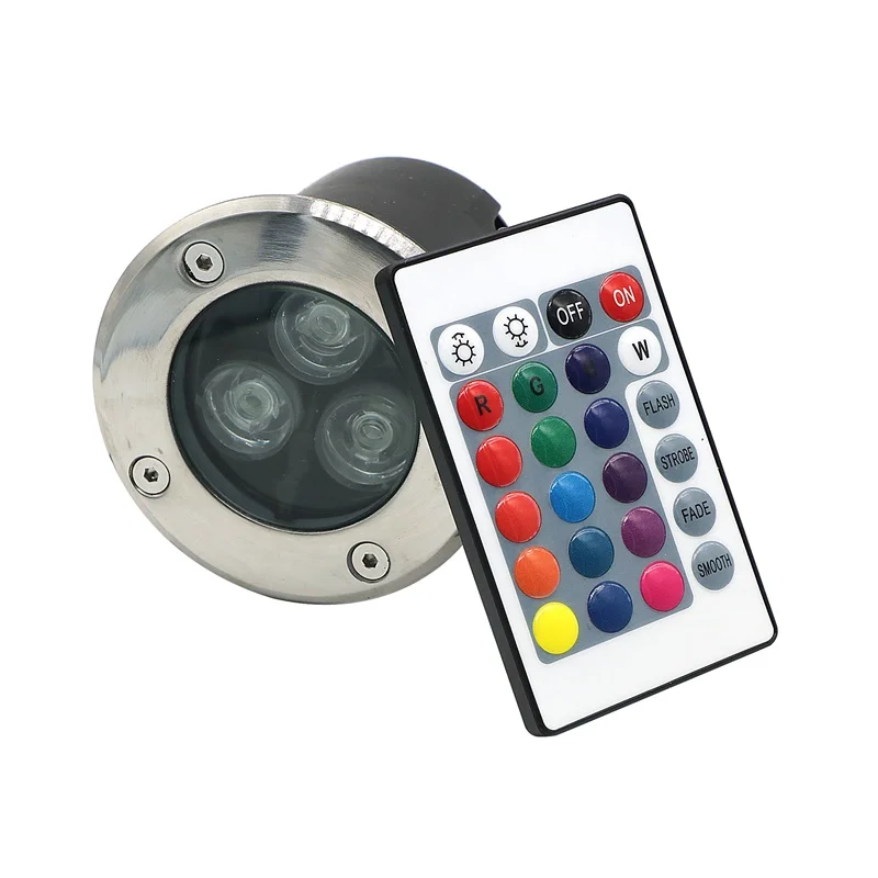 10 шт. 3 Вт RGB 24 ключа ИК контроллер светодиодный светильник открытый DC 12 В/AC 85 265 в