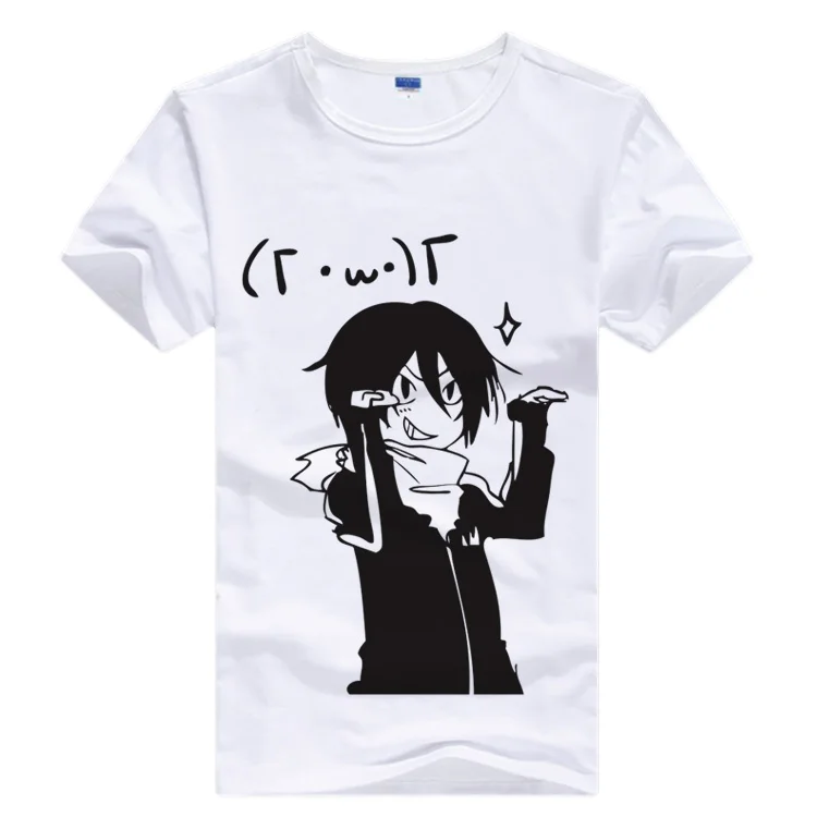 Футболка с коротким рукавом из натурального хлопка|noragami t shirt|t shirttee tee |