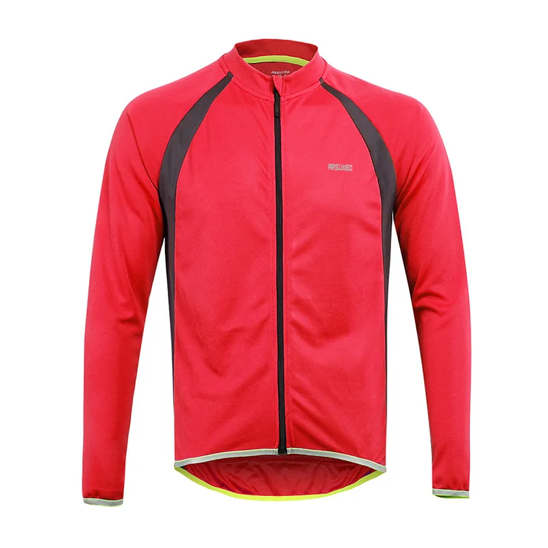 ARSUXEO уличная спортивная велосипедная майка roupa ciclismo с длинным рукавом весна осень одежда для велосипеда MTB футболки Одежда для велосипеда Джерси