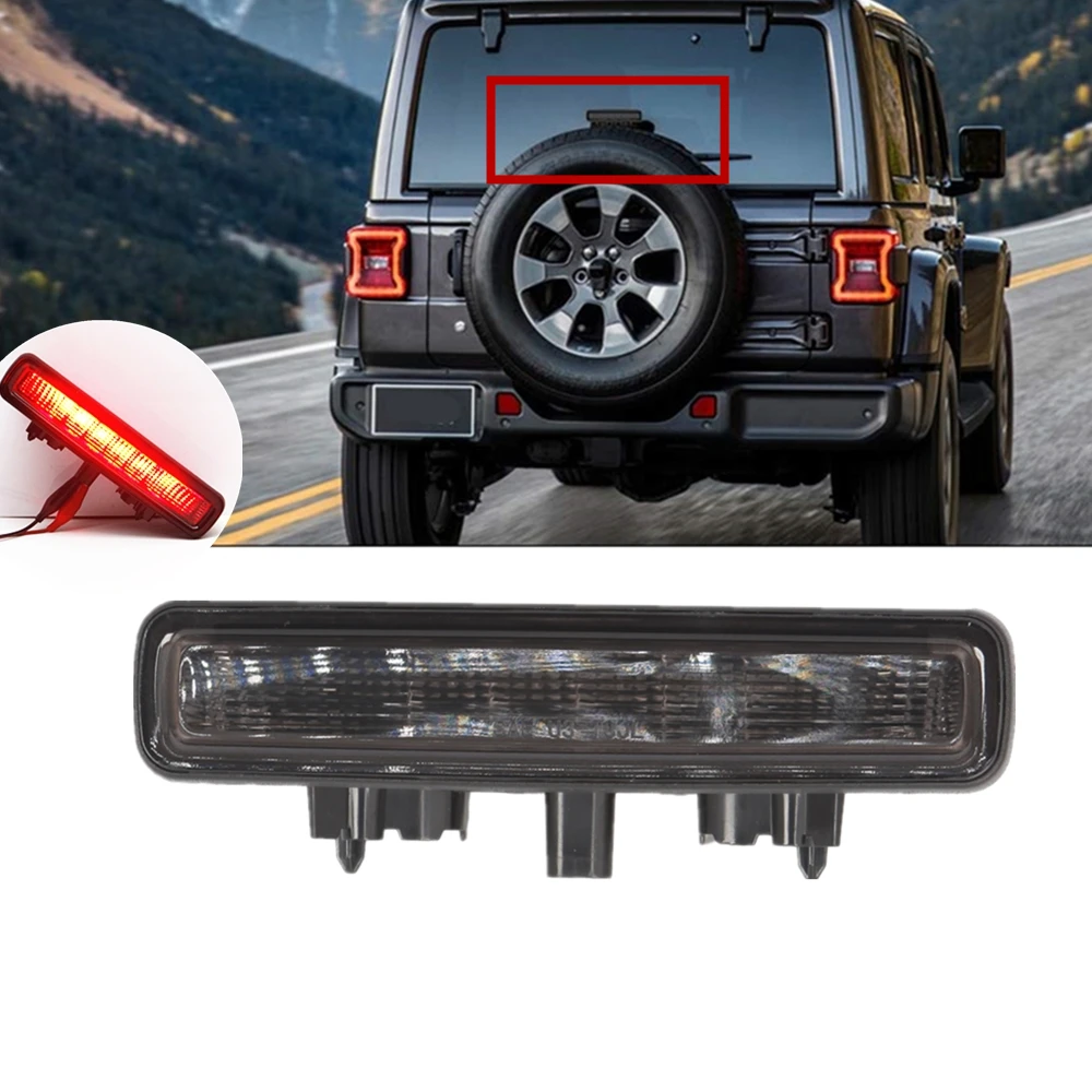 Для Jeep JL аксессуары Копченый светодиодный стоп сигнал светильник для Wrangler 2018 2019