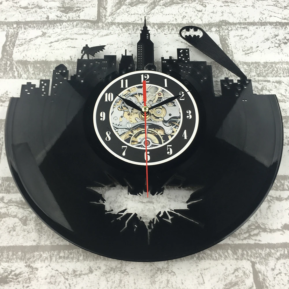 2020 Горячие CD виниловые записи настенные часы современный дизайн классический