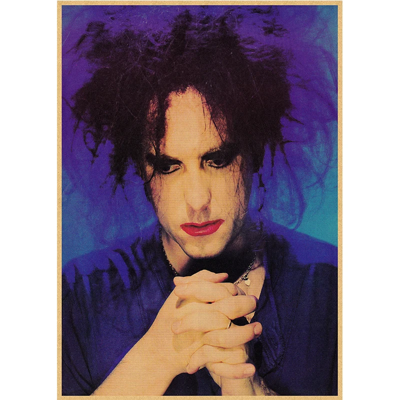 Постер The Cure Rock из крафт-бумаги постер для бара/кафе ретро наклейки на стену 30x21 см