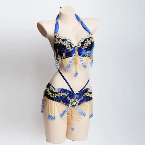 Женский костюм для танца живота комплект из 2 предметов топ с бюстгальтером и