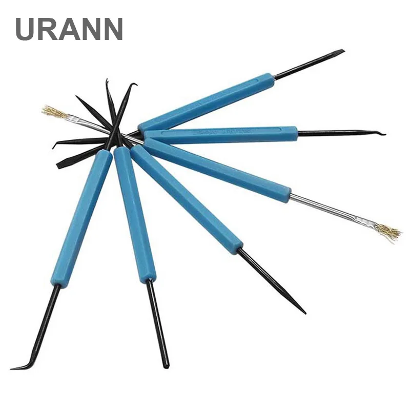 

Набор инструментов для пайки URANN, 6 шт., вспомогательный инструмент для пайки, сварочной сварки, ремонтный набор, вспомогательный инструмент ...