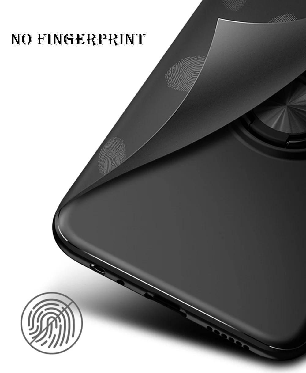 Противоударный чехол для huawei Honor 9 Lite, чехол с магнитным вращающимся кольцом на палец, пластиковый задний чехол, чехол для huawei Honor 20 pro, чехол