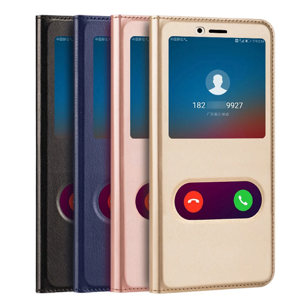 Флип кожаный чехол на Huawei хонор 7C 7A про AUM L41 L29 Honor7A Honor7C Противоударный Телефон