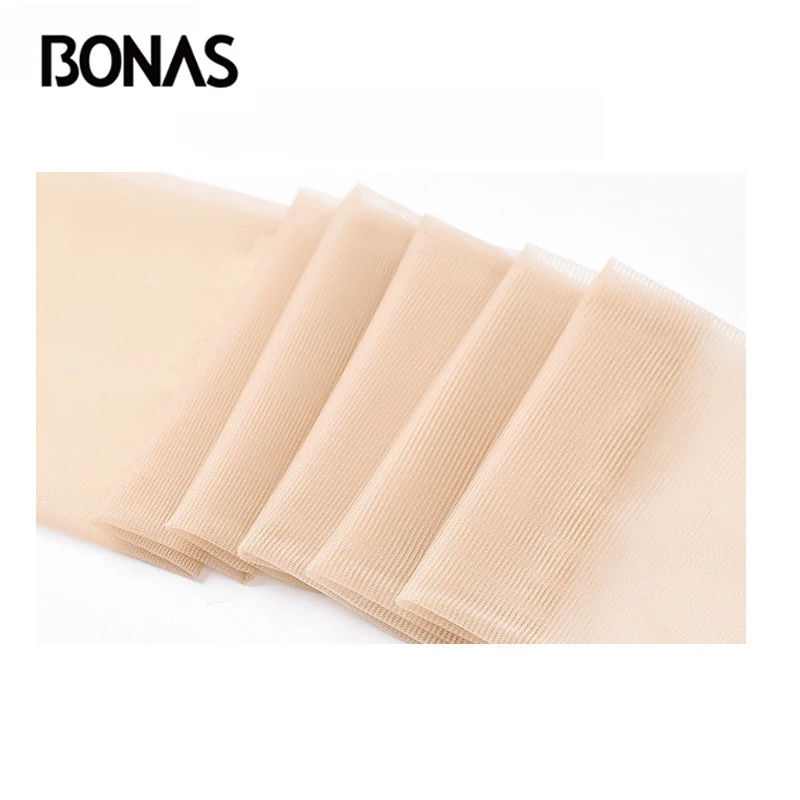 BONAS 15D Spider Tights Tear Resistant Nylon Pantyhose T Crotch Women Summer Sexy Breathable Tights Slim Stockings Female