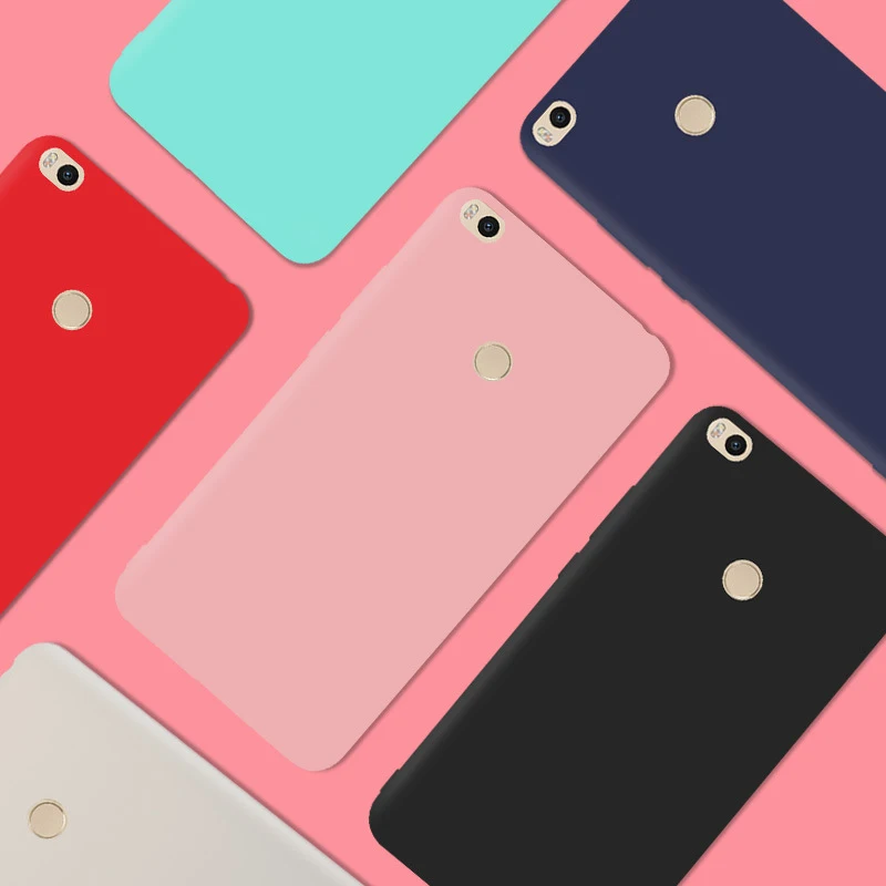 Чехол для мобильного телефона Xiaomi MAX2 матовый карамельный однотонный чехол