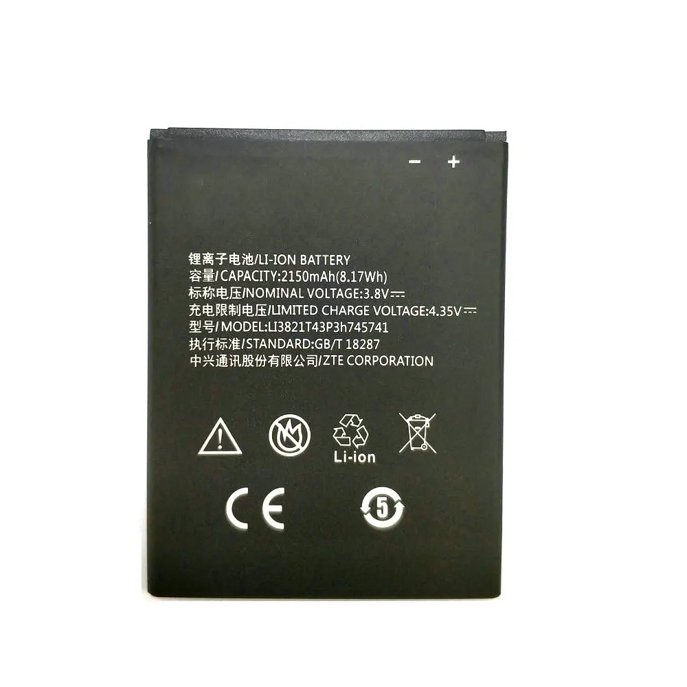 Аккумулятор Li3821T43P3h745741 для телефона ZTE Blade L5 L 5 PLUS C370 новинка 2019 | Мобильные