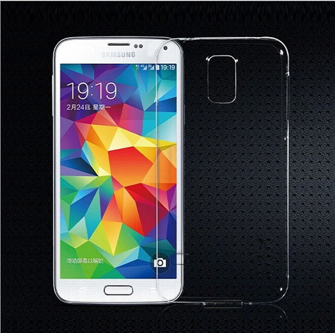 Тонкий 0 3 мм прозрачный мягкий TPU для Samsung Galaxy S5 мини чехол MINI S5MINI G800 Coque Fundas|case grip|case