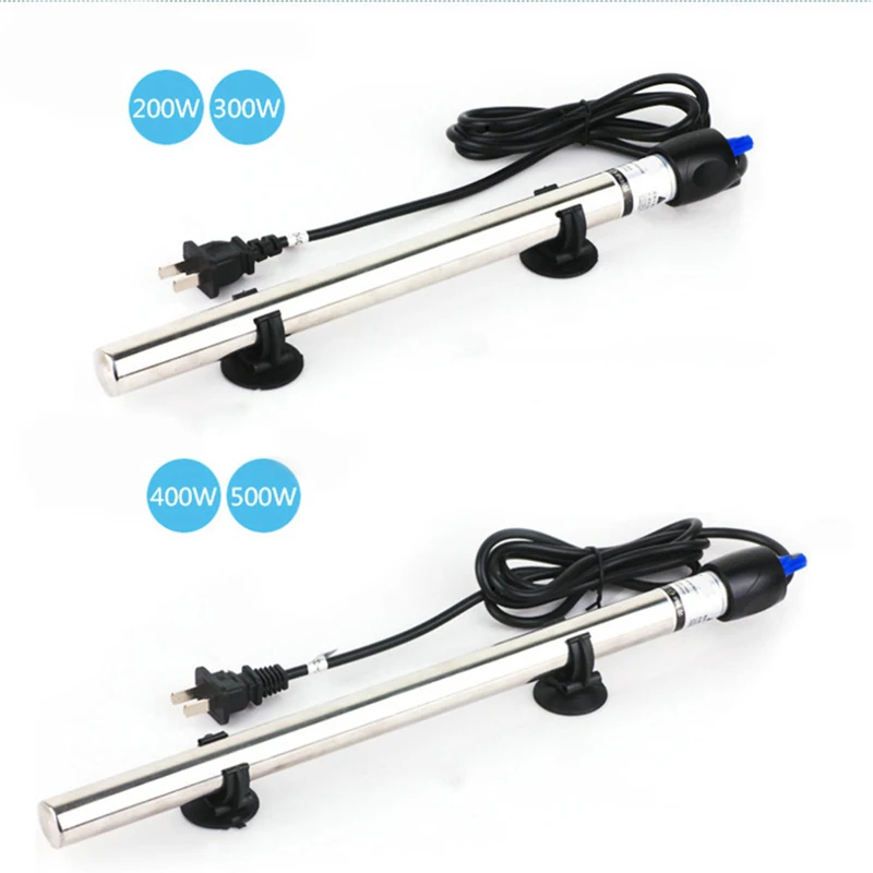 Автоматический водонагреватель для аквариума термостат из нержавеющей стали с