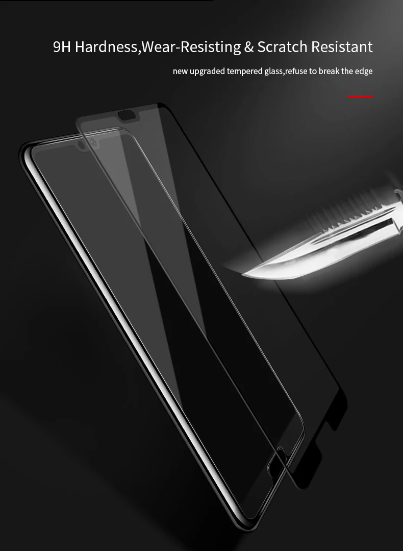 LUPHIE 5D полное клеевое покрытие из закаленного стекла для huawei P20 Pro P20 Lite Защитное стекло для экрана для huawei mate 10 Pro стеклянная пленка