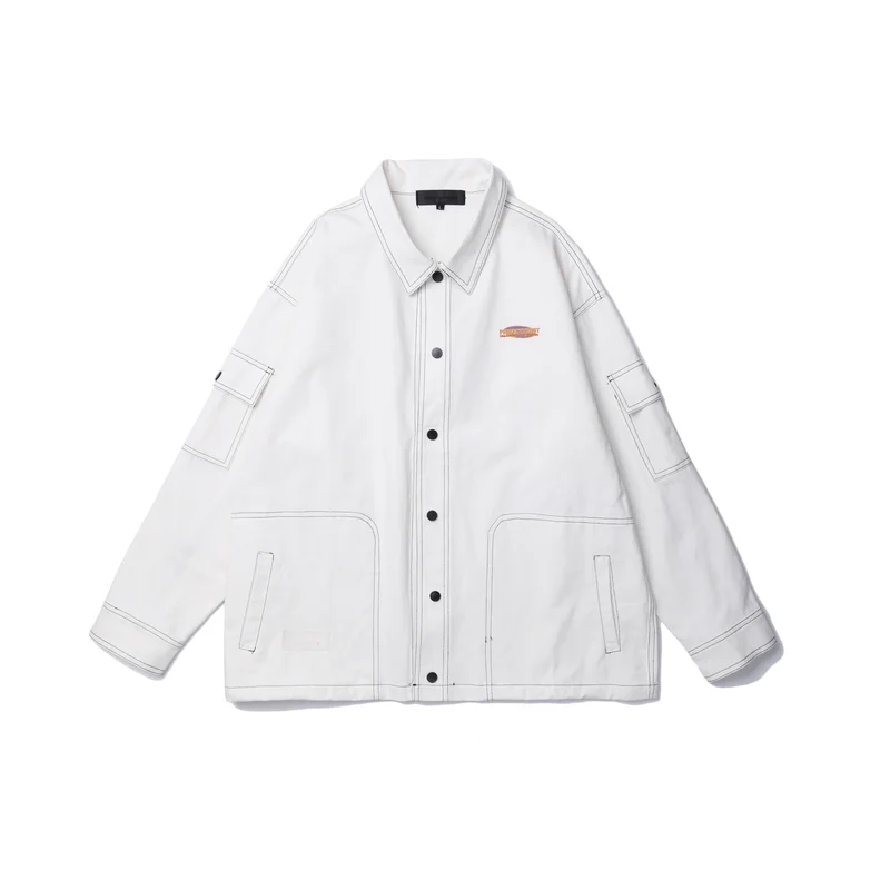 Men Jackets Coats Harajuku Japanese Streetwear Oversize Vintage Hip Hop Patchwork Tops for Man Swag Man's | Мужская одежда
