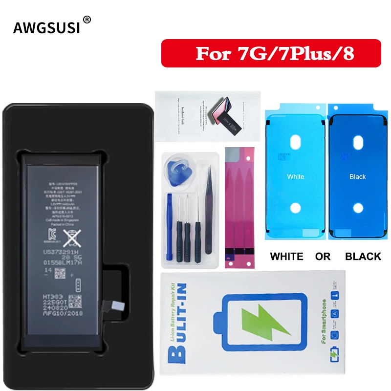 1960/2150/2900/3300/1821mAH полимерный литий ионный аккумулятор для Iphone 7 7P 8 высокая емкость