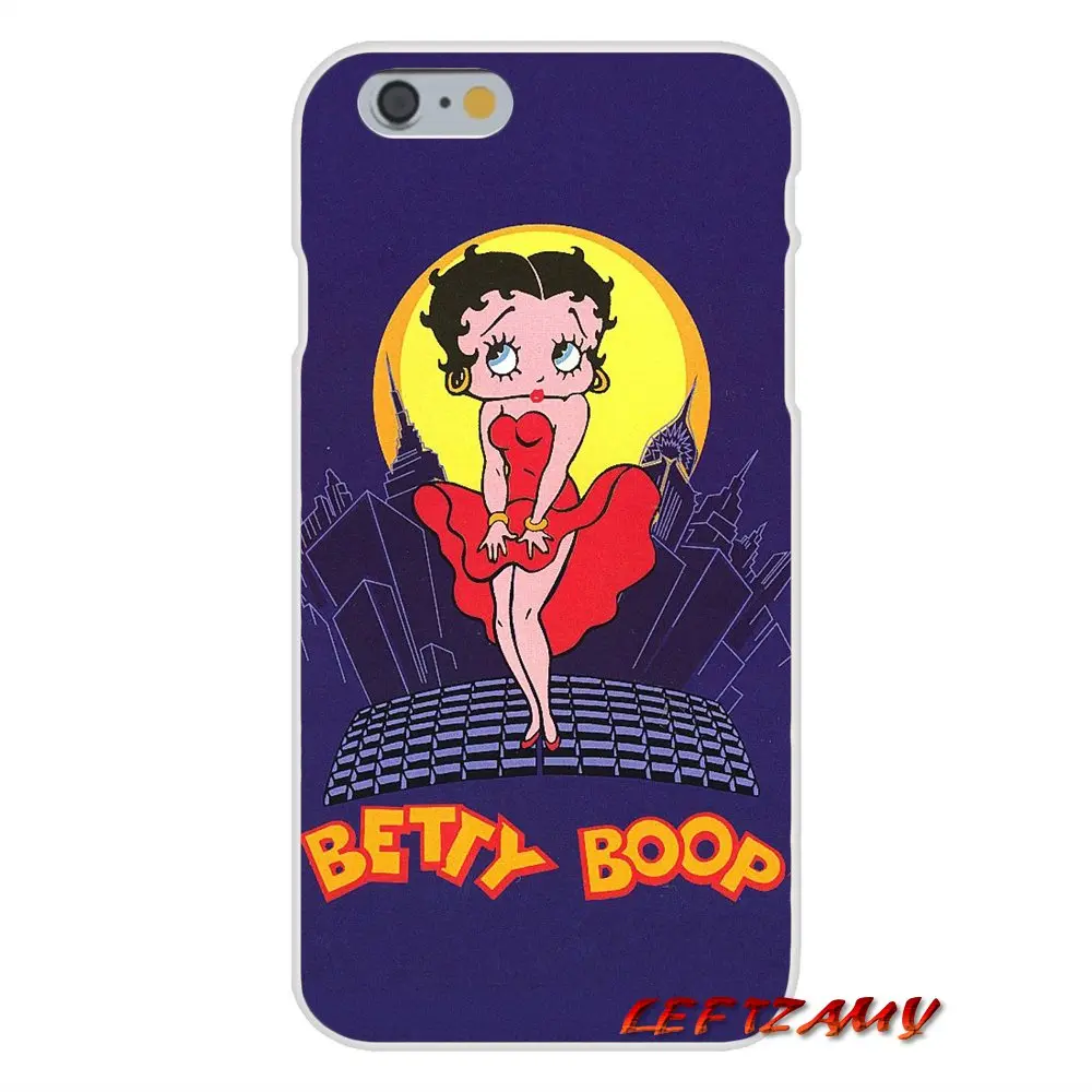Симпатичный мультфильм Betty Boop аксессуары телефон оболочки чехлы для huawei P8 P9 P10 Lite