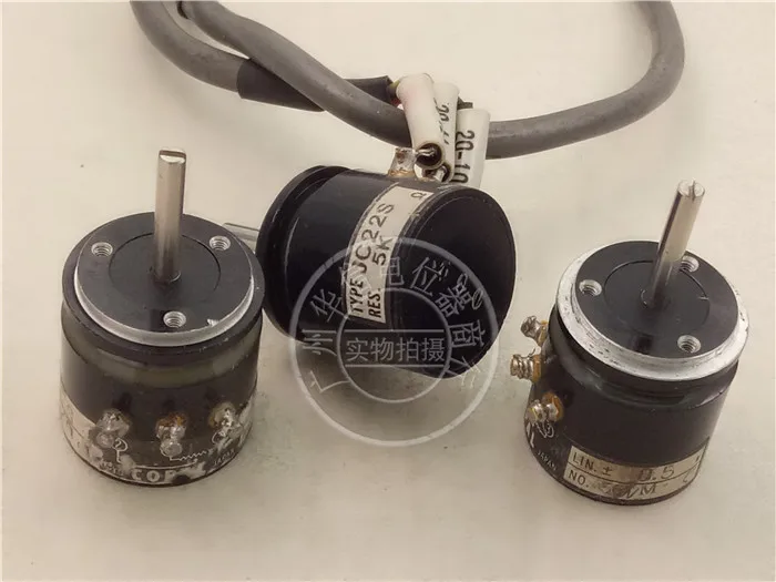 

[VK] Used Japan COPAL JC22S 5K & plusmn; 0.5% conductive plastic potentiometer shaft 3MM switch