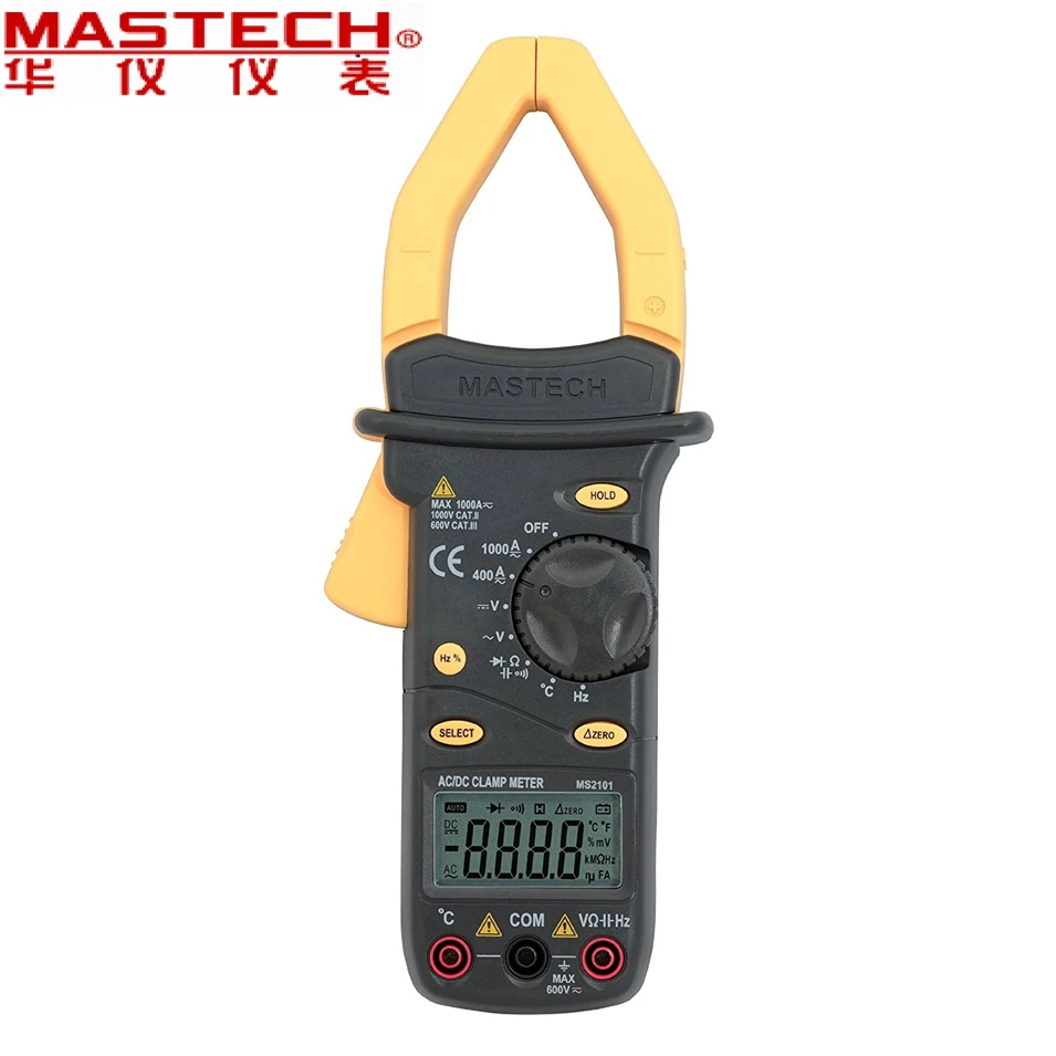 2017 Новый MASTECH MS2101 MS2001 AC/DC 1000A цифровой клещи DMM Hz/C измеренная Емкость Частота