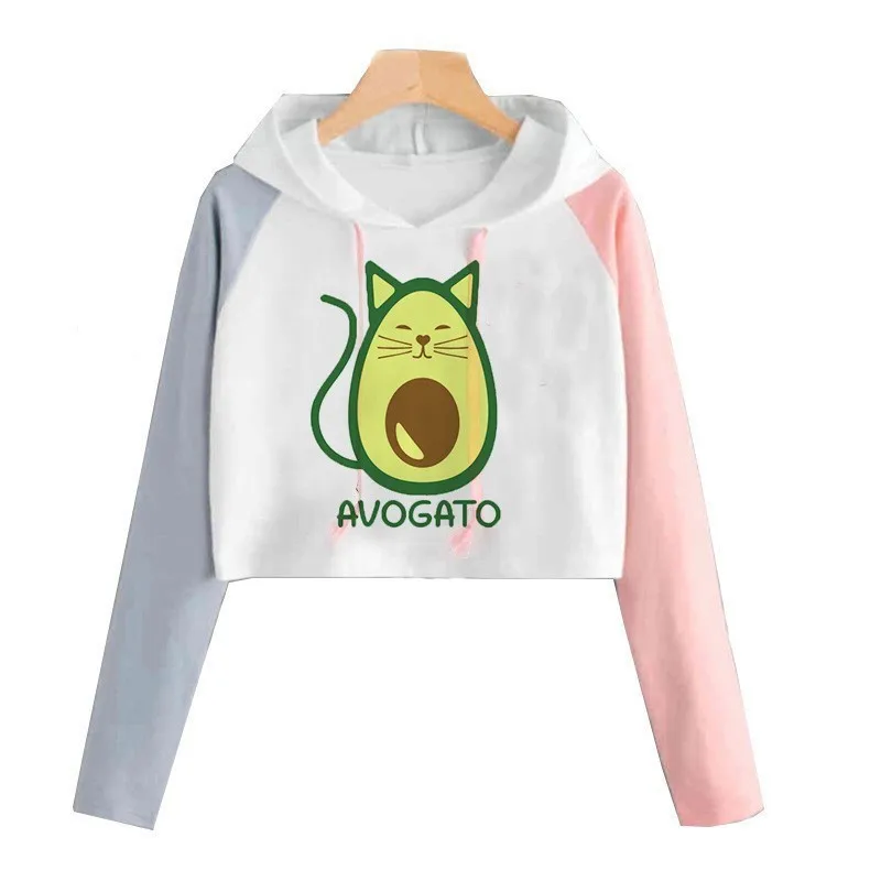 12 Забавная футболка с авокадо Vegan Женская Футболка harajuku Kawaii футболка авокадо одежда Топы женские футболки Ulzzang - Цвет: 12