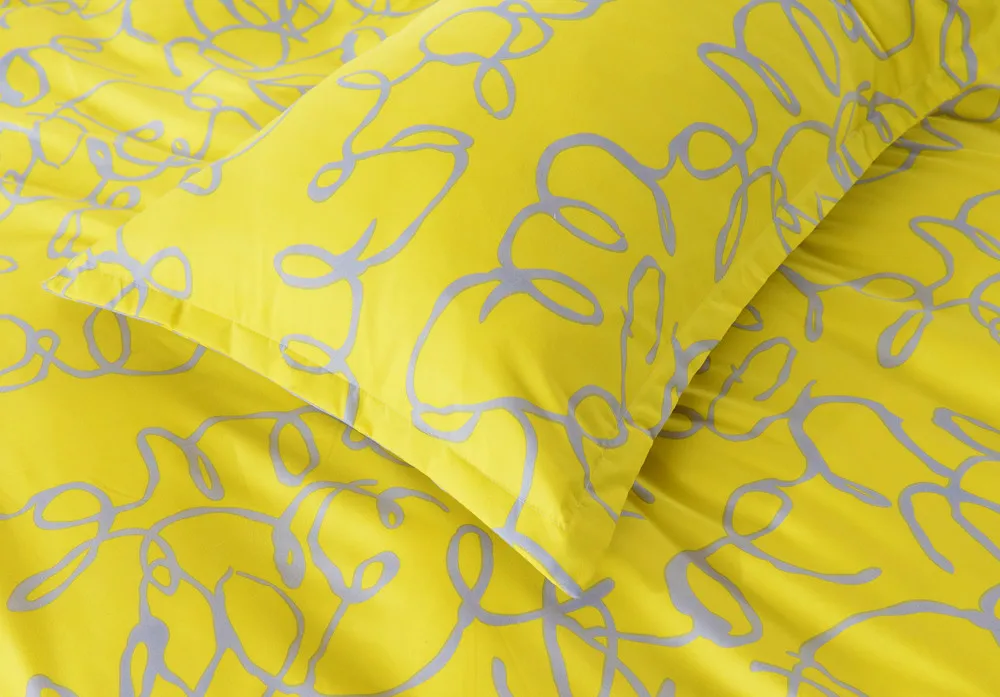 U & H домашний текстиль постельное бельё полиэстер/хлопок два однотонных 4