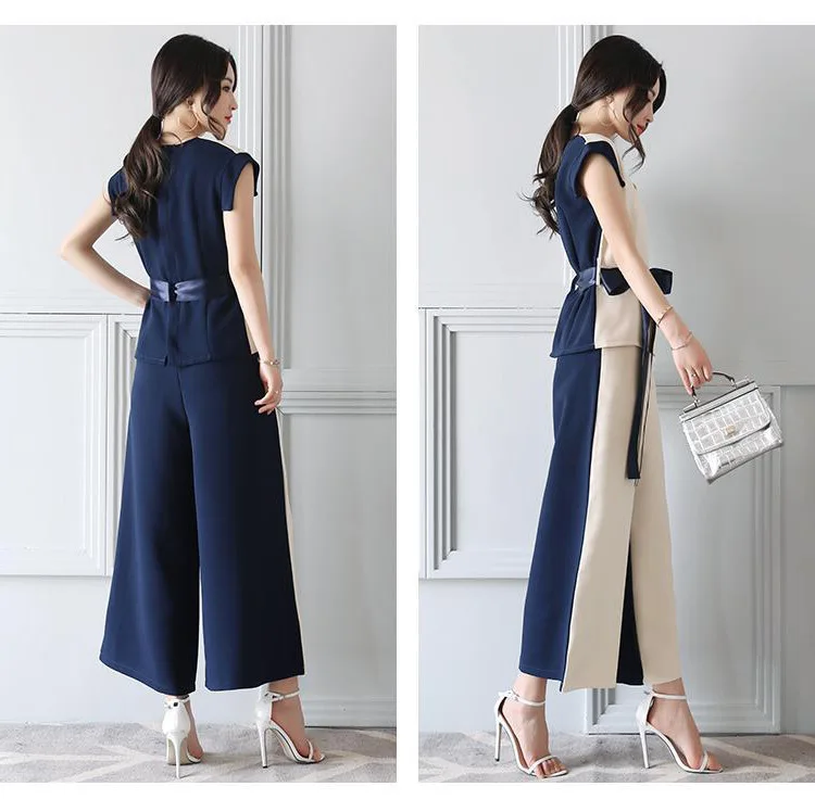 Комплект из 2 предметов: широкие брюки и топ| |