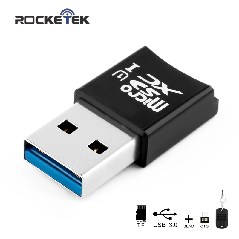 Rocketek Высокое качество usb 3 0 мульти памяти OTG телефон кардридер 5 Гбит/с адаптер TF