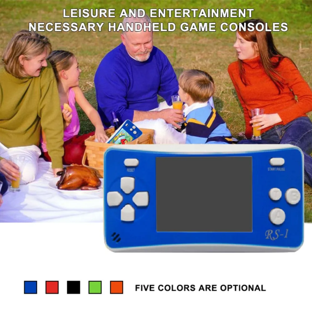 iMice Handheld Game Console Portable Mini Video Player 2.5 inch Color Screen Built In 89 No Repeat Classic Games Consoles | Электроника