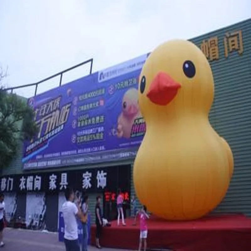 inflatable yellow duck rubber use for open business Commercial activity exhibition Christmas outdoor advertisin (3 M ) | Игрушки и хобби