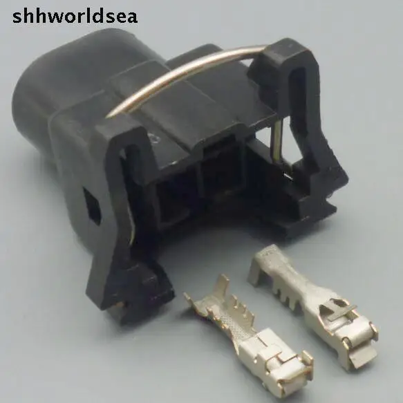 Shhworldsea 2 контактный разъем для автомобильного топливного инжектора