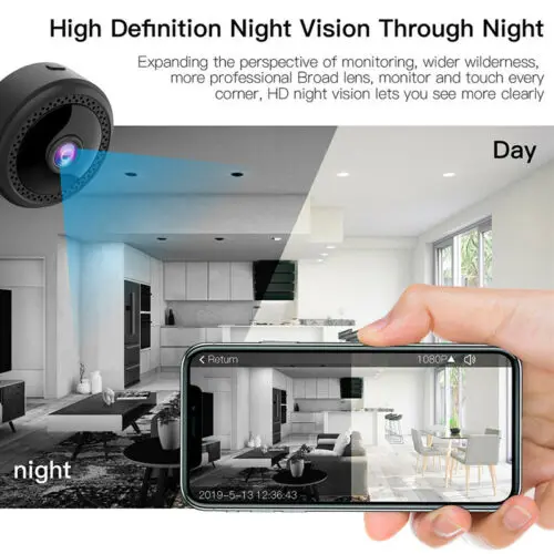 Мини-камера HD 1080P беспроводная Wi-Fi IP-камера для домашней безопасности