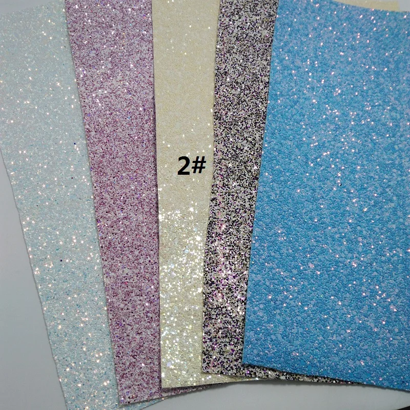 CLEAR STOCK--Dirty 1SET(5PCS ) A4 SIZE 21X29cm Alisa Glitter Cuero Sintetico Leather For DIY hair Accessroies Craft K48E | Дом и сад