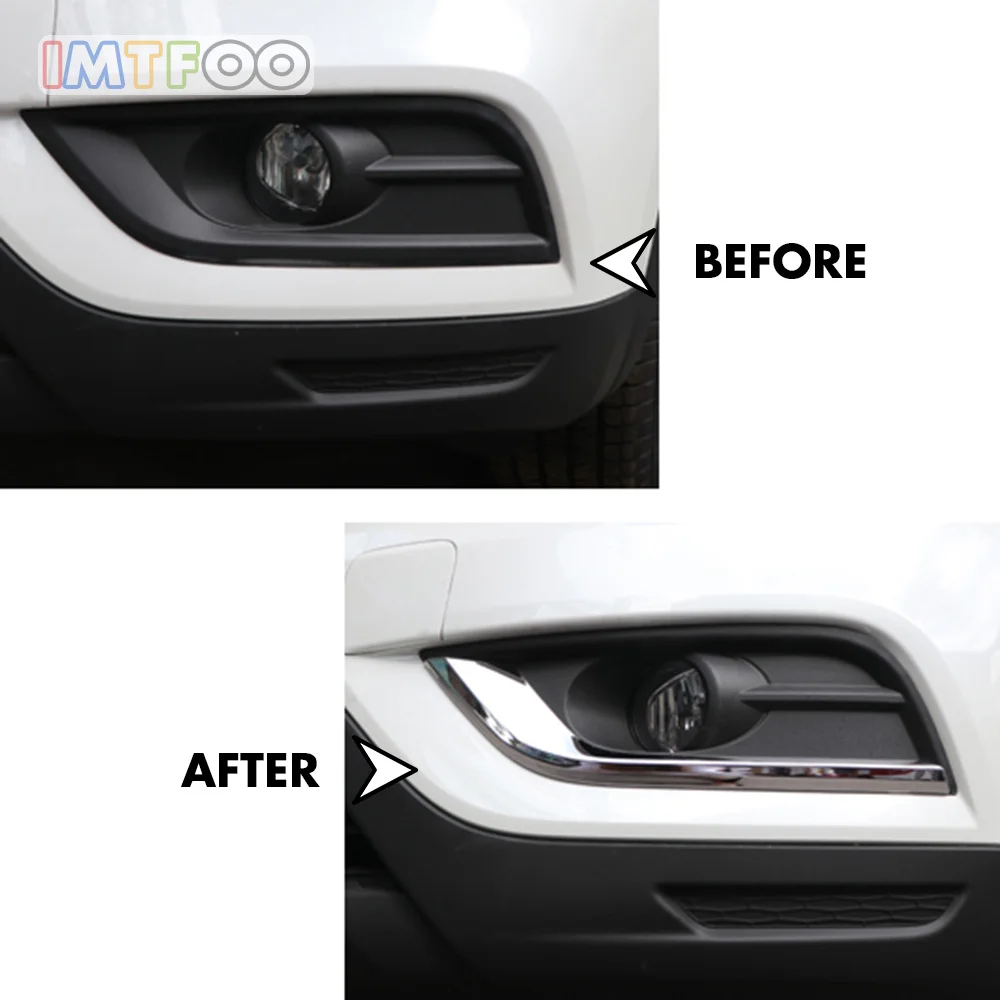 Передние противотуманные фары IMTFOO из нержавеющей стали для RENAULT KOLEOS QM6 2016 2017 2