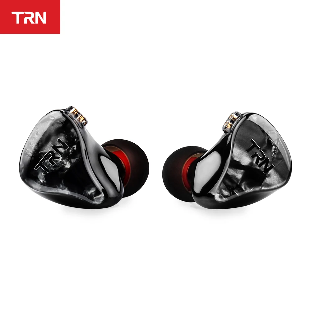 TRN IM2 Hybrid In Ear наушники HIFI DJ монитор гарнитура спортивные со съемным кабелем 2PIN V80 V30