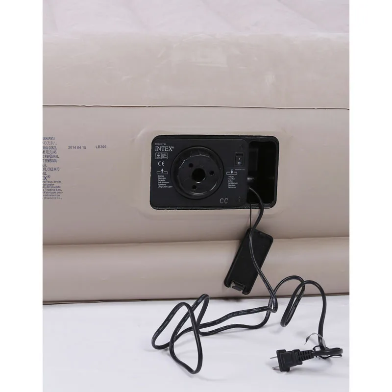 INTEX 67748 152*203*38 см полоса Встроенный Электрический насос воздушный матрас надувная