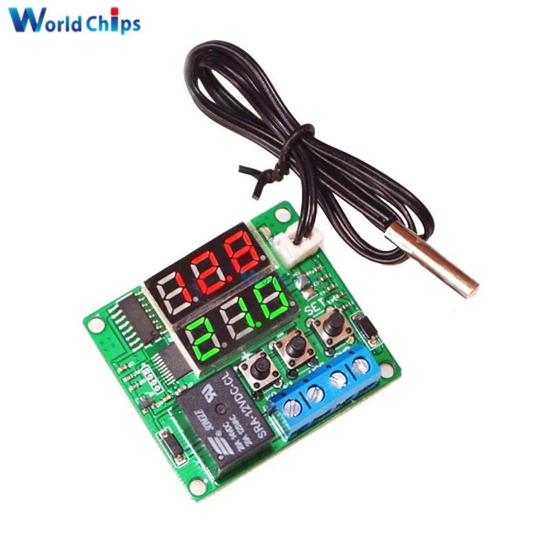 Красный + зеленый 5V цифровой регулятор температуры модуль термостат