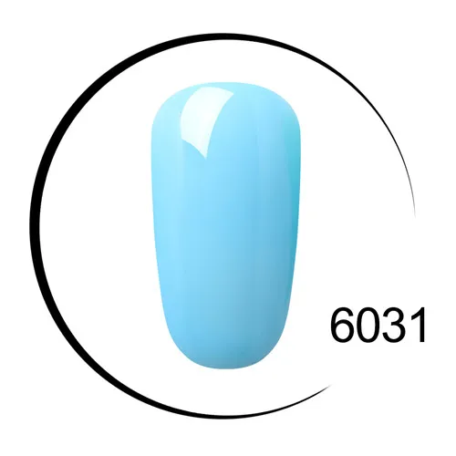 6031 Elite99 одношаговый Цветной Гель-лак чистый цвет белый дизайн ногтей супер качество отмачиваемый Светодиодный УФ-гель без запаха - Цвет: 6031