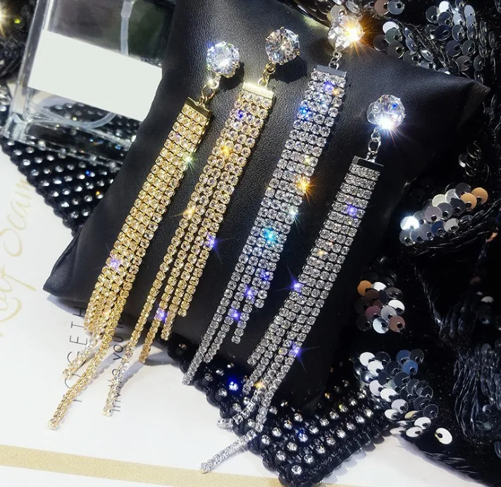 

Серьги-кисточки с кристаллами из серебра 925 пробы от Swarovski