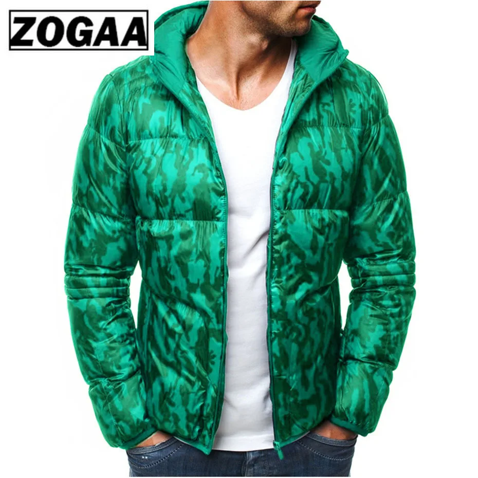 ZOGAA/зимние мужские парки с капюшоном для мальчиков хлопковые толстые куртки