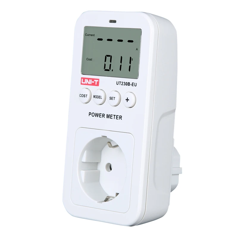 UNI T UT230B-EU ЕС Plug цифровой Напряжение ваттметр измеритель мощности анализатор мощности прозрачный ЖК-дисплей двойной дисплей/Защита от перегрузки тока