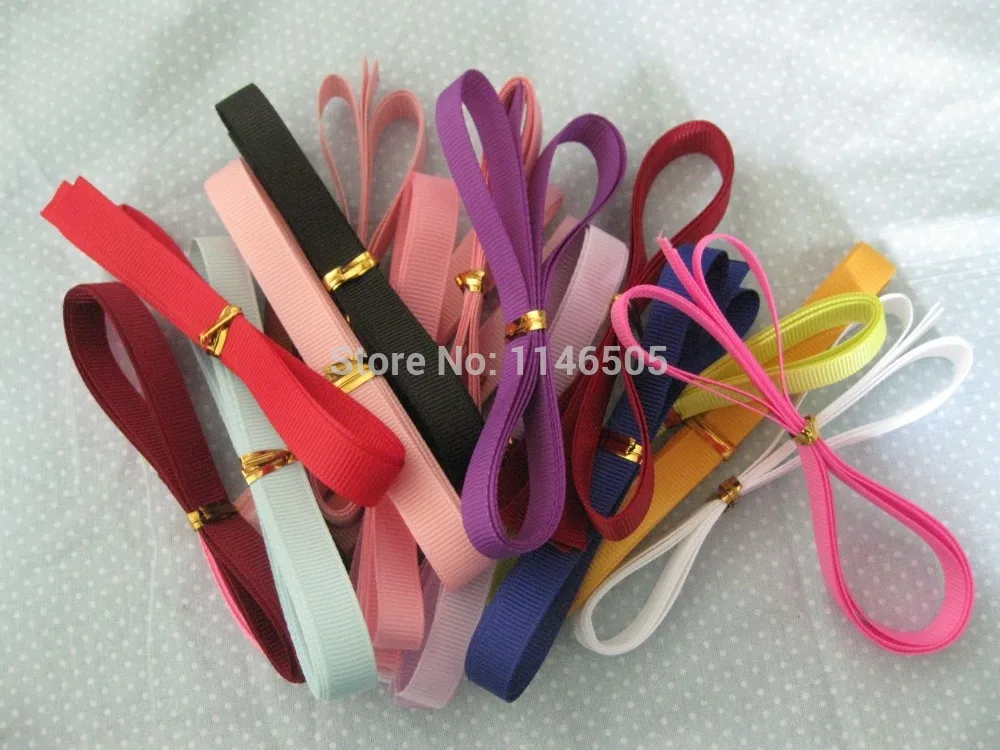 30 шт 3/8 &quotСмешанные цвета случайный стиль красочные Grosgrain Свадебная вечеринка