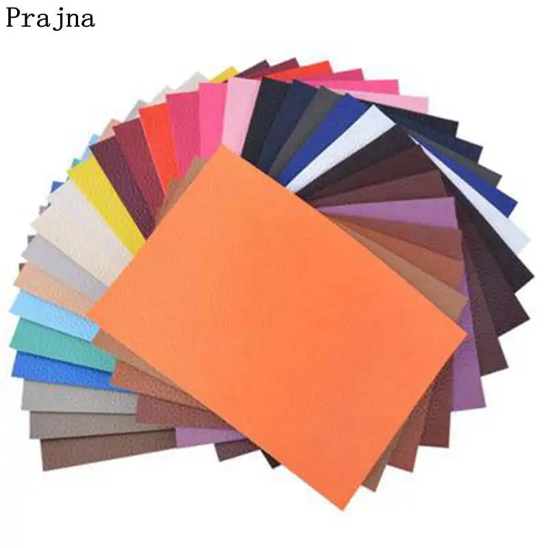 Prajna искусственная кожа для ремонта 21x30 см Красочный A4 личи аксессуары шитья DIY