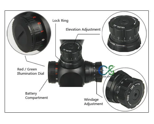 PPT 3 9X40BE прицел красный/зеленый/синий с подсветкой для охоты gs1 0247|scope red|rifle scopered scope
