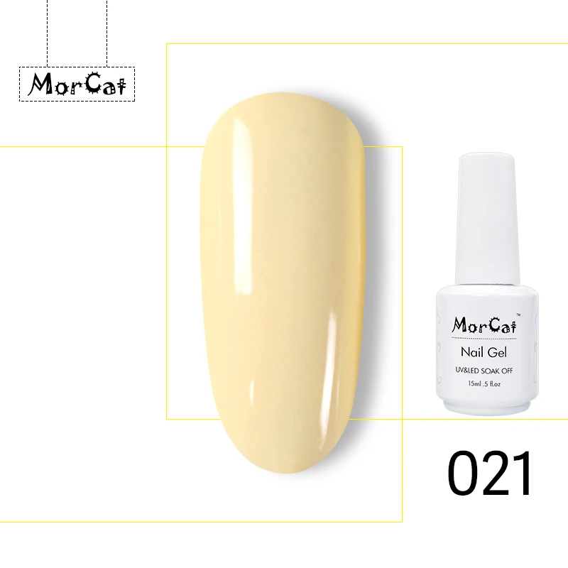 MorCat гель лак для ногтей Весна Зеленый Отмачивание лака Полупостоянный UV