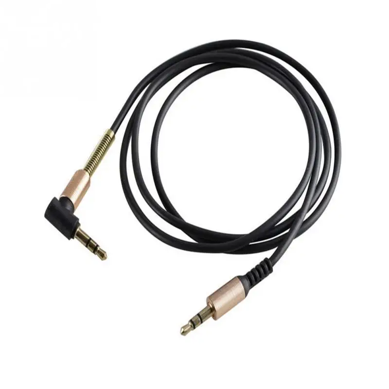 3.5mm Jack Spring Elbow Audio Cable Extension Aux Sound Line Vehicle Male To for iPhone Car Headphone Speaker MP3 |