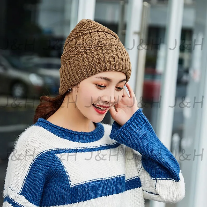 2018 Балаклава Skullies Beanies вязанная шапка зимняя для мужчин утолщенная Хеджирование
