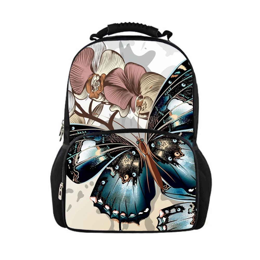 Женские рюкзаки с бабочками на заказ модные школьные ранцы для девочек