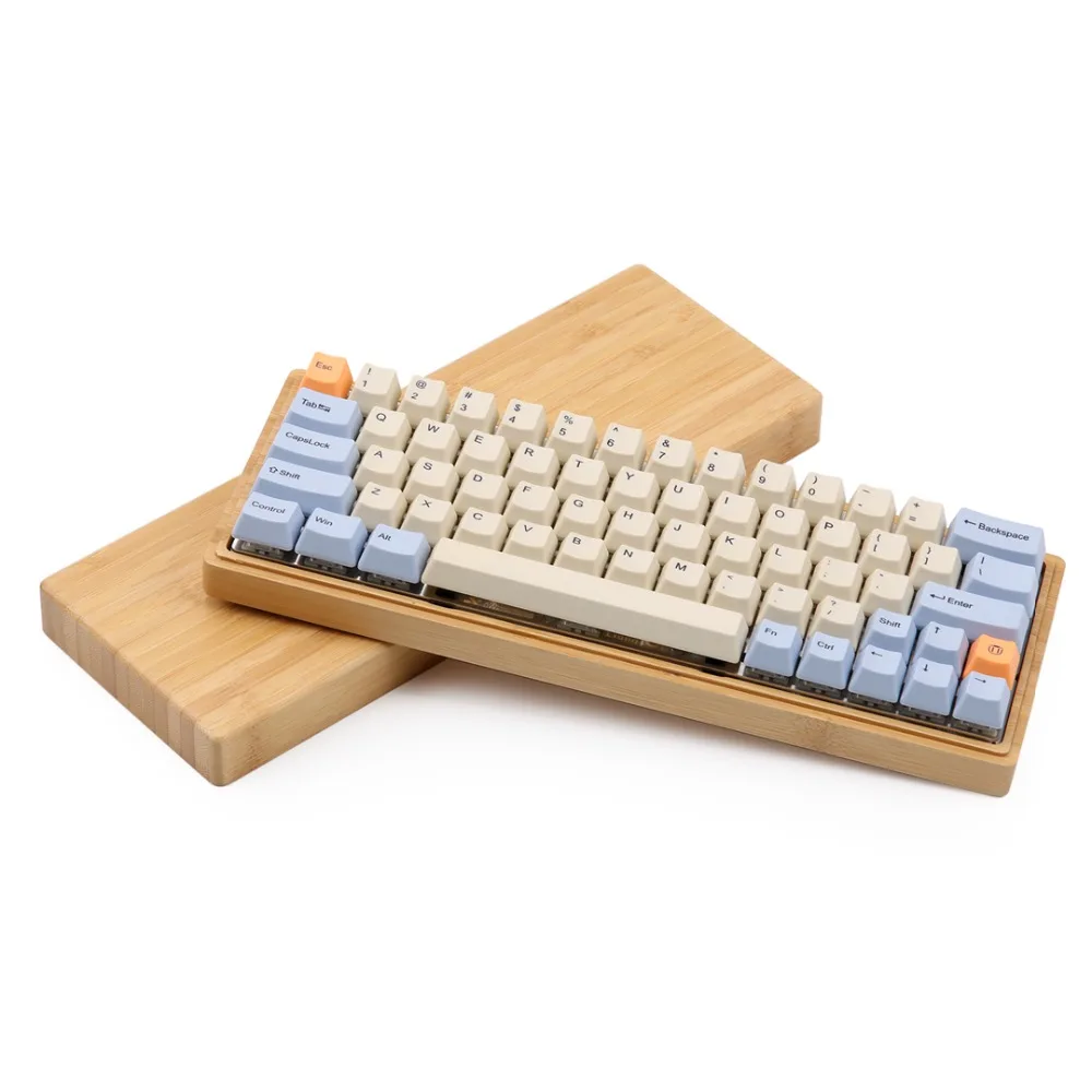 Синий бежевый оранжевый OEM Dye-Subbed Keycap толстый PBT для DZ60 GK64 mx механическая